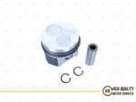 Piston With Rings 0.50 For Kubota, 16423-21910, V2203 IDI, D1703, F2803, 87mm.