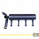 Exhaust Silencer Kit For Deutz 04191237, 912, 913, 914, 4 Cylinder.