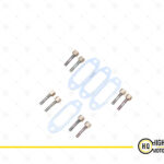 Exhaust Manifold Muffler Gasket Kit For Deutz 01110190, 914,913,912, 4 Cylinder.