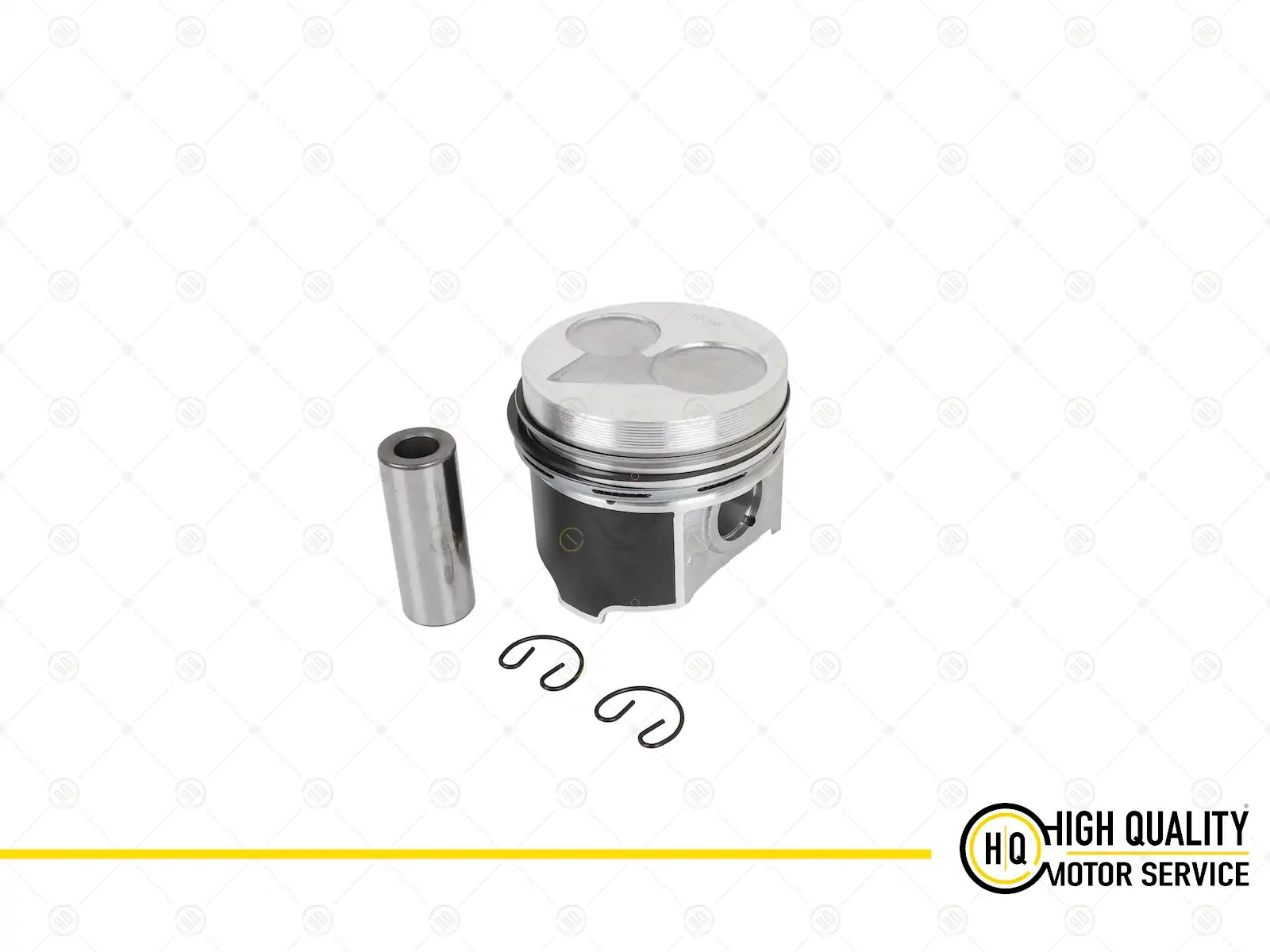 57-1737.jpg Piston With Ring STD For Kubota 1G868-21110, V2403 IDI, 87mm. - Image 1