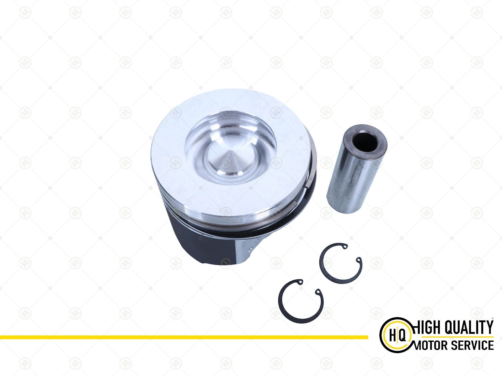 57-1970.jpg Piston With Ring STD For Kubota 1J550-21110, V3800, Bowl 57mm, 100mm. - Image 1
