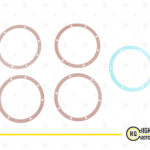 Cover Gasket Set For Deutz 02233605, FL 511, FL 511W.