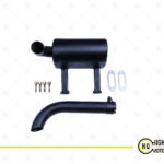 Exhaust Silencer For Deutz 04191051, 912, 511, 2 Cylinder.