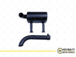 Exhaust Silencer For Deutz 04191051, 912, 511, 2 Cylinder. - Image 2