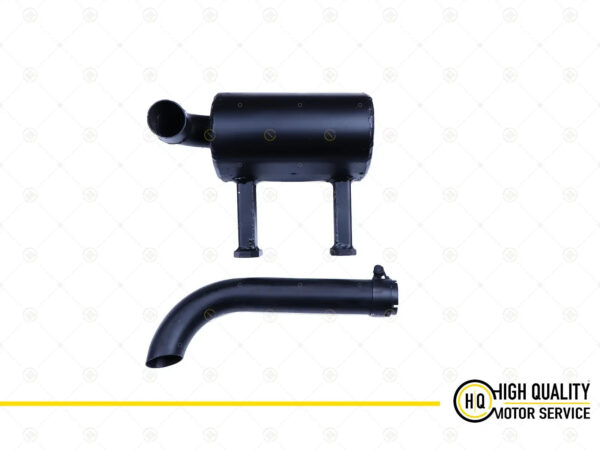 Exhaust Silencer For Deutz 04191051, 912, 511, 2 Cylinder. - Image 2