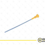 Oil Dipstick For Perkins, Caterpillar, 3178C182, 1103, 1104, 230 mm.