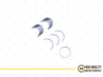Main Bearing Set With Crank Bushing STD For Caterpillar, 154-1203, C2.2, 3024 - Image 2
