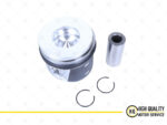 Piston with Rings 0.50 For Deutz 04271975, BF4M 1011 F, BF 3M1011F, 91.5mm.