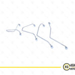 Fuel Injection Pipe set For Kubota, 1C020-53710, V3300, V3600, V3800.