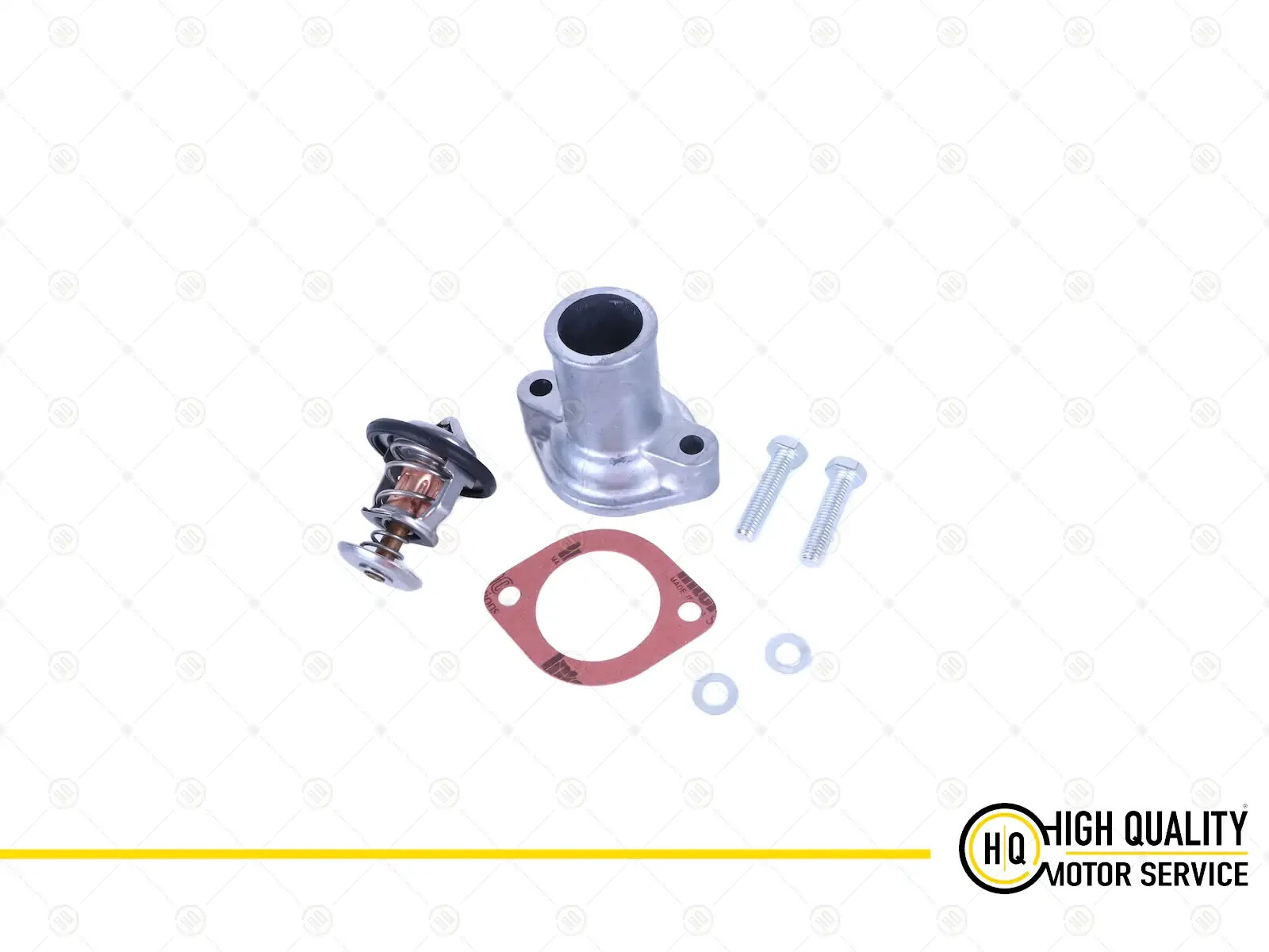 57-5329.jpg Complete Cover Thermostat For Kubota, 15321-73260, V2203, V2403, V2003. - Image 1