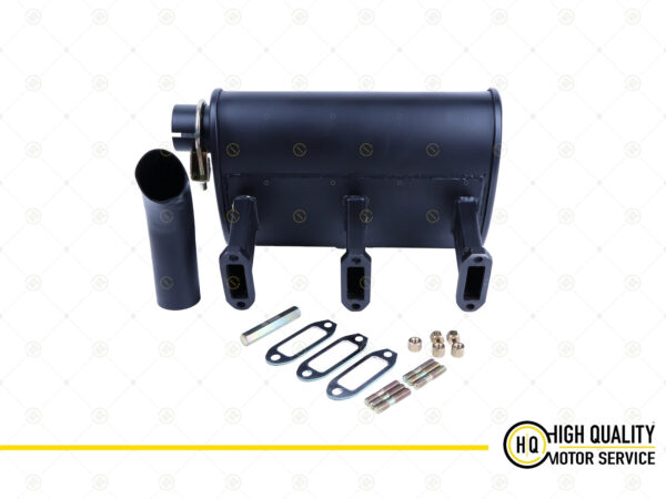Exhaust Silencer Kit For Deutz 02160566, F3L 912, F3L 913, F3L 914, 3 Cylinder. - Image 2